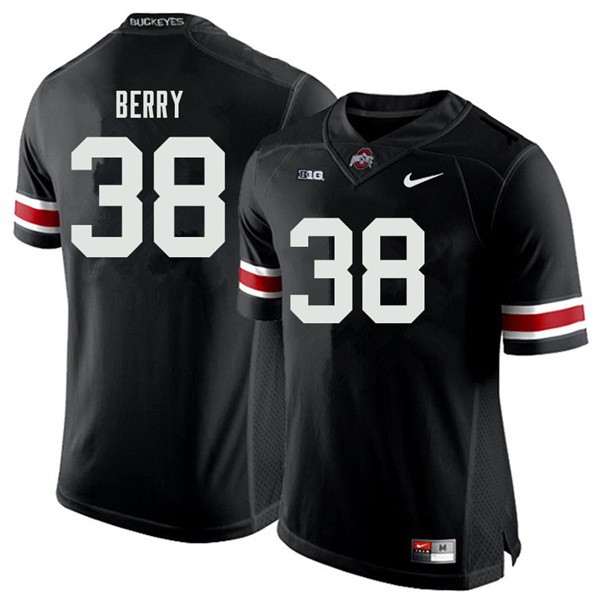 Ohio State Buckeyes #38 Rashod Berry Men Alumni Jersey Black